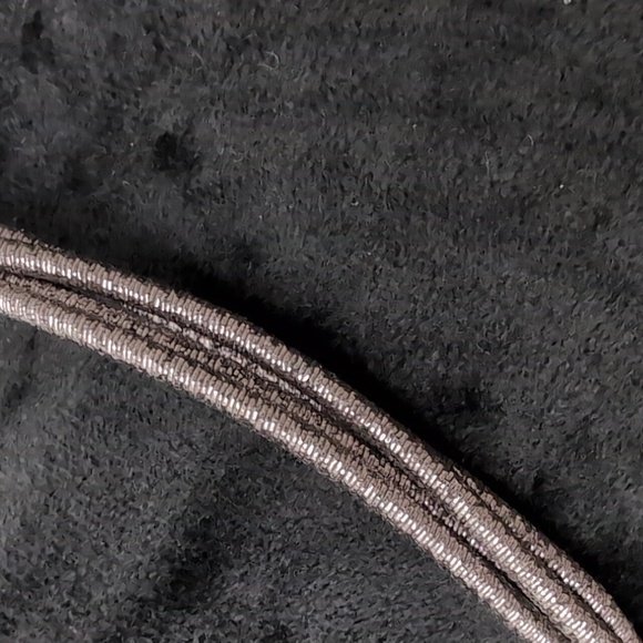 Chico's "Declan" Bib Necklace Glass, Metal, Lurex - Picture 7 of 11